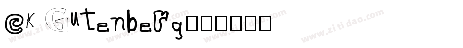 CK Gutenberg字体转换
